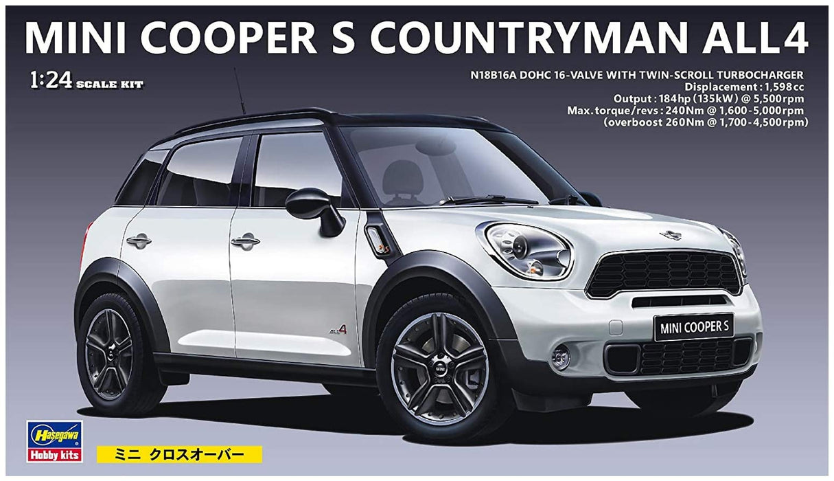 Hasegawa HMCD21 1/24 Scale BMW Mini Cooper Countryman Plastic Model Kit NEW_6