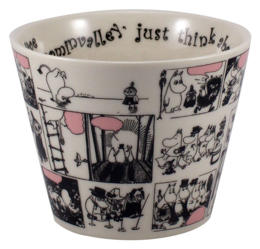 Yamaka Moomin Newbon Soup Mug monochrome MM321-36 Microwave Safe Made in Japan_2