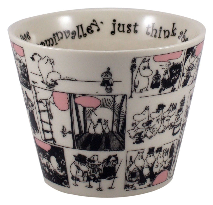 Yamaka Moomin Newbon Soup Mug monochrome MM321-36 Microwave Safe Made in Japan_2