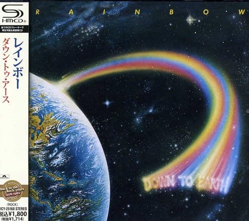 [SHM-CD] Down To Earth Japan OBI Nomal Edition Rainbow UICY-25168 Metal NEW_1