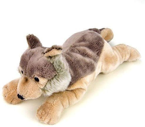COLORATA Wolf Plush Doll Lying down series Soft Touch ‎976289 Real Design Animal_1