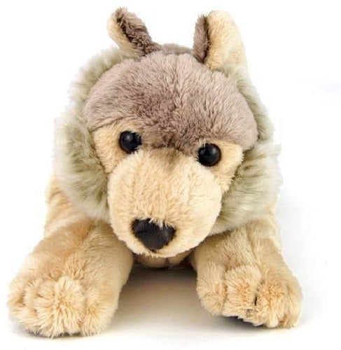 COLORATA Wolf Plush Doll Lying down series Soft Touch ‎976289 Real Design Animal_2
