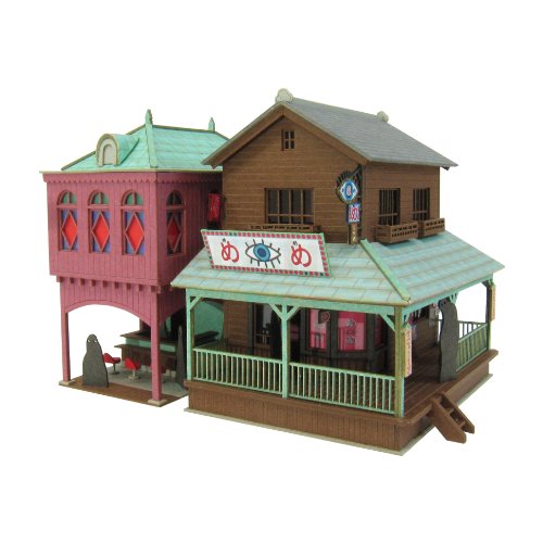 Studio Ghibli Spirited Away The Mysterious Town-2 1/150 Paper Craft MK07-05 NEW_1