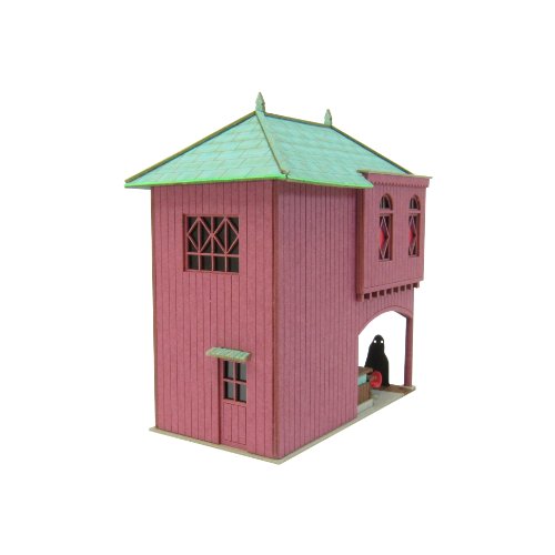 Studio Ghibli Spirited Away The Mysterious Town-2 1/150 Paper Craft MK07-05 NEW_3