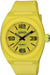 RISNY watch with electronic money Edy Yellow RS-001M-02 Unisex Adult PU Band NEW_1