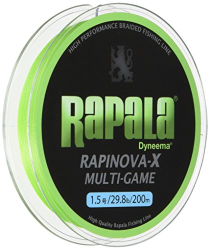 Rapala PE line Rapinova X multi-game 1.5 29.8lb 200m Fishing Line RLX200M15LG_1