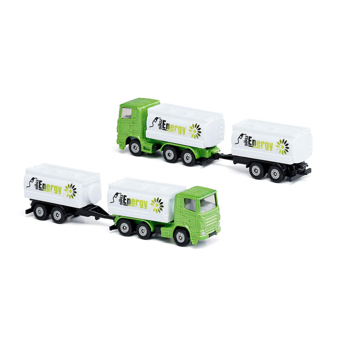 BorneLund SIKU Tank Truck with Trailer SK1690 Premium Diecast Miniature Car NEW_3