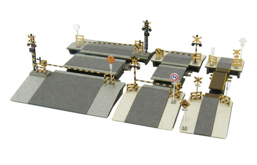 Sankei 1/220 scale Miniature Art Petit Z gauge Railroad Crossing Set MP01-108_1