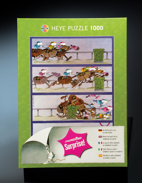 HEYE Puzzle 29173 Mordillo: Surprise! Horses 1000 pcs 50x70cm Made in Germany_1