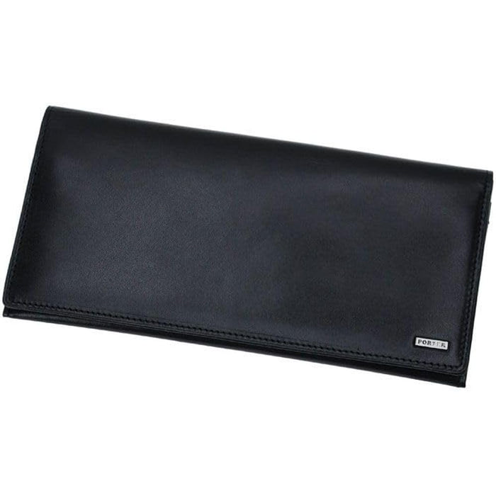 Yoshida Bag PORTER SHEEN SHEEN WALLET 110-02919 Black Leather Made in Japan NEW_1