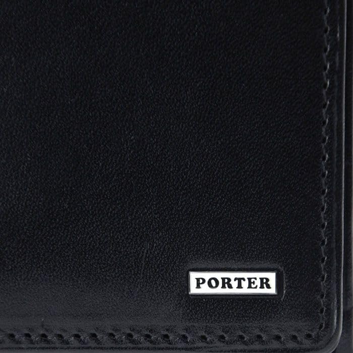 Yoshida Bag PORTER SHEEN SHEEN WALLET 110-02919 Black Leather Made in Japan NEW_7