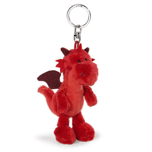 NICI BB Dragon 10cm Red One Size Polyester Plush Doll Mascot Keychain 34092 NEW_1