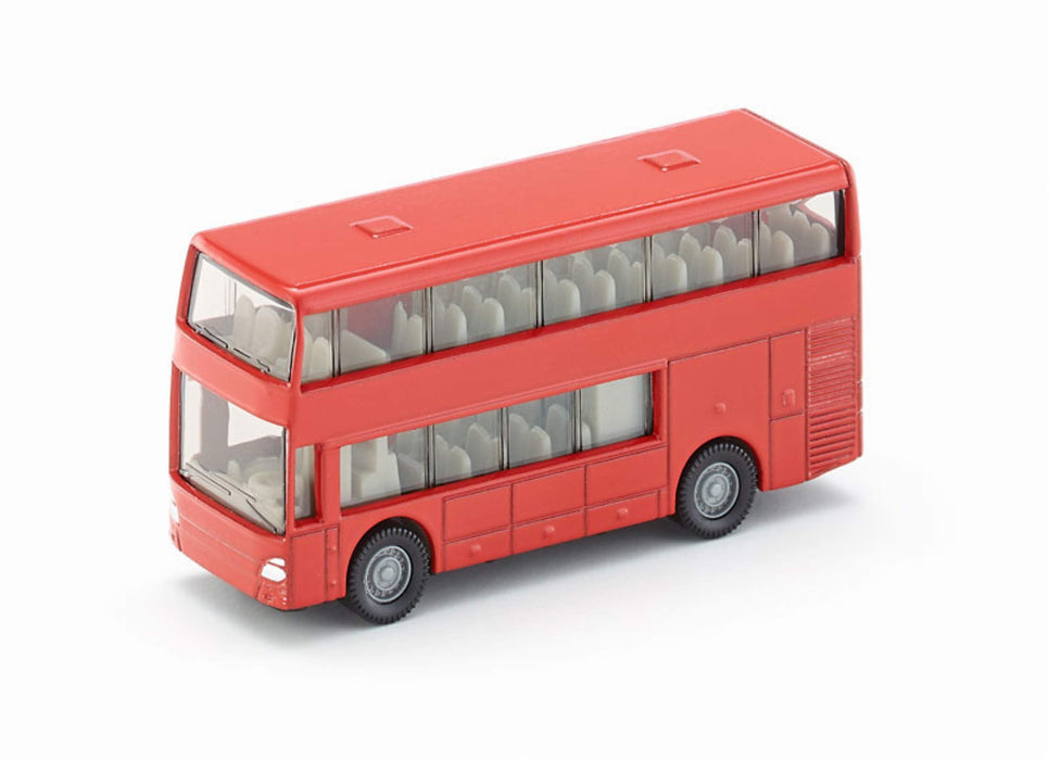 BorneLund SIKU Double-Decker Bus SK1321 Red ABS Diecast Miniature Toy Car NEW_1