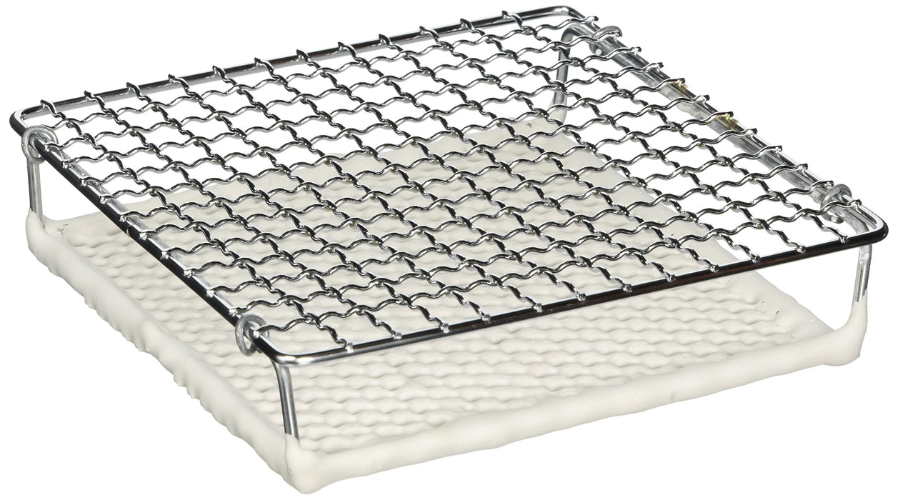 Marujyu-kanaami Ceramic grill net Small size 15cm 0703-001 Made in Japan NEW_1