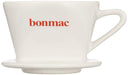 bonmac Coffee dripper white 1-2 cup CD-1W #813003 W120xD100xH65mm Pottery NEW_2