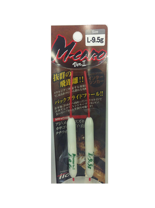 TICT M Carolyn Ver.2 L type 9.5g Backslide Fall Saltwater Fishing Made in Japan_1