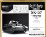 Model Casten 1/35 SK57IV Tank Early Type 38cm Width Tracks SK57 Model Parts NEW_2