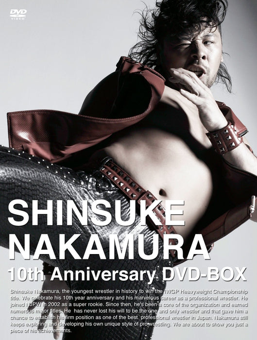 Shinsuke Nakamura 10th anniversary commemorative DVD-BOX 2-disc TCED-1523 NEW_1