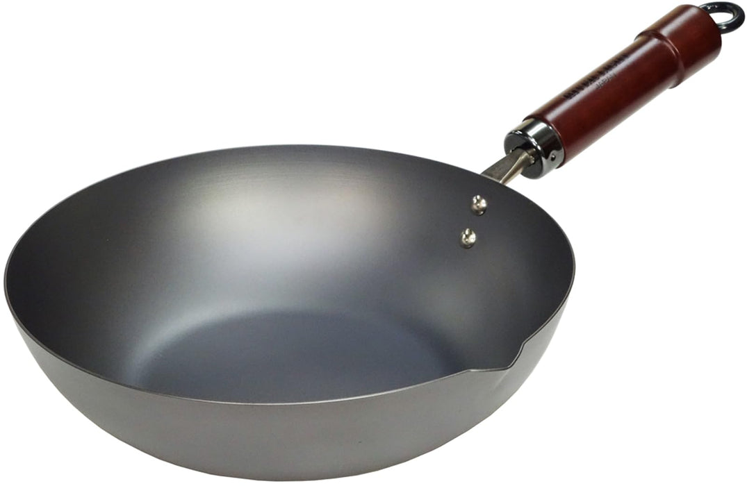 Riverlight Iron Stir-Fry Nabe Frying Pan Old Type Polar 20cm IH Compatible K1420_1