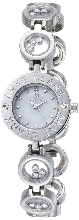 Anne Clark Wristwatch AT-1008-09 Women's Silver Stainless Steel Band, Case NEW_1