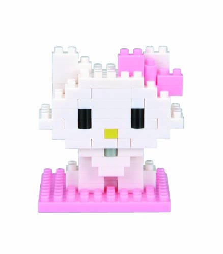 Kawada Nanoblock Charmmy Kitty Over 100 pieces ‎14326 Plastic Small Size Block_1