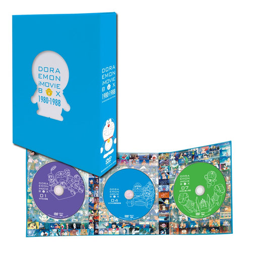 DORAEMON THE MOVIE BOX 1980-1988 Standard Edition [9DVD] PCBE-63421 Anime NEW_1