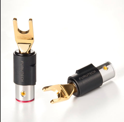 Furutech FT-211G Hi-Performance Gold-Plated Spade Terminals Set of 4 pieces NEW_1