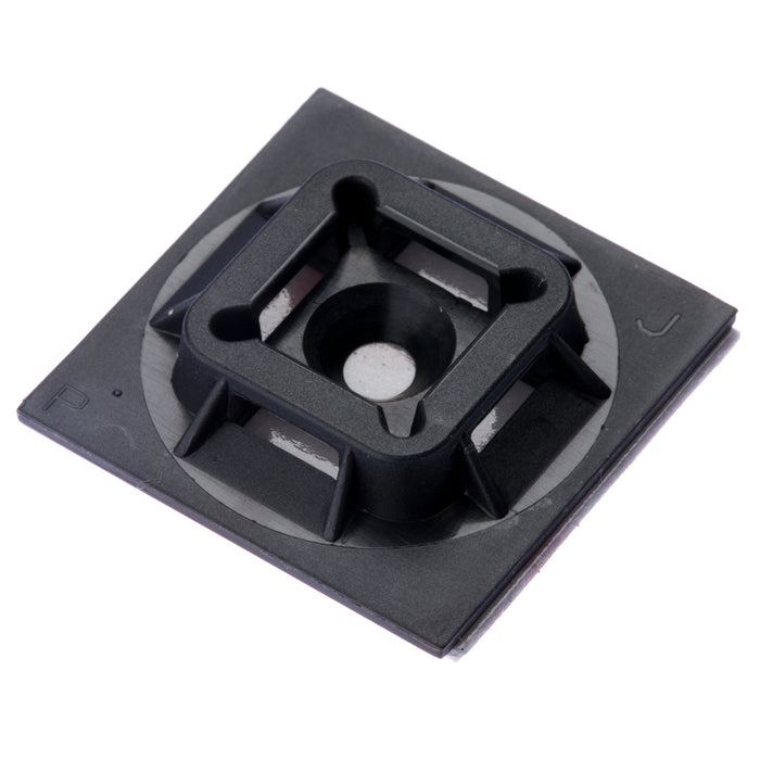 Panduit Sgabm25-AV-C300 Cable tie fixture Mount Base Black 25 (25.4x25.4mm) NEW_1