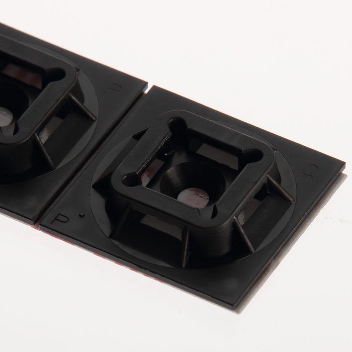 Panduit Sgabm25-AV-C300 Cable tie fixture Mount Base Black 25 (25.4x25.4mm) NEW_2