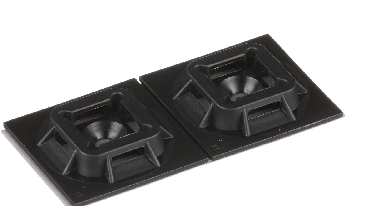 Panduit Sgabm25-AV-C300 Cable tie fixture Mount Base Black 25 (25.4x25.4mm) NEW_3