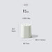 ideaco Umbrella Stand HAKU Up to 5 Umbrellas OKRA White ‎43797 Polystone NEW_2