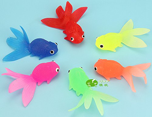 Ichiya Set of 100 pieces mini goldfish scooping soft figure 40mm ‎OISNS81030 NEW_1