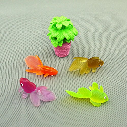 Ichiya Set of 100 pieces mini goldfish scooping soft figure 40mm ‎OISNS81030 NEW_2