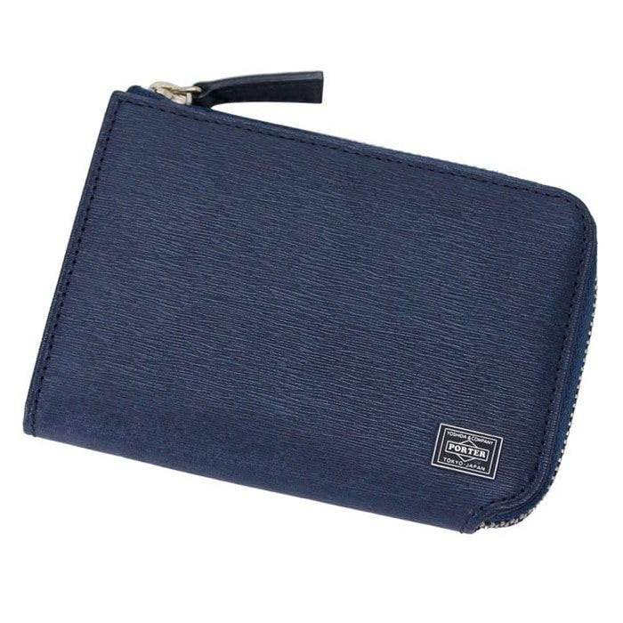 Yoshida Bag PORTER CURRENT COIN&PASS CASE 052-02212 Navy Leather W110xH75mm NEW_1