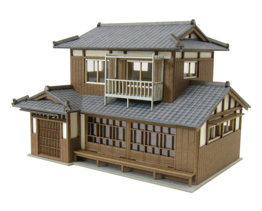 Sankei MP03-85 Japanese Old House C 1/150 N gauge Paper Craft Diorama Supplies_1