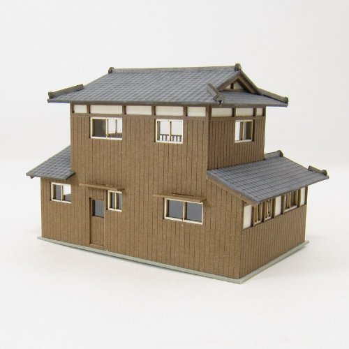 Sankei MP03-85 Japanese Old House C 1/150 N gauge Paper Craft Diorama Supplies_3