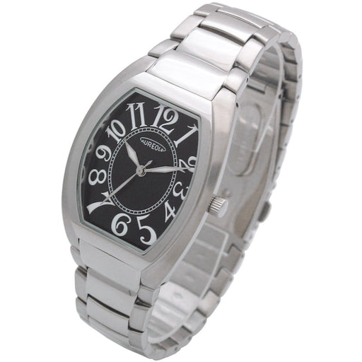 Aureole Watch SW-488M-1 Men's Silver Stainless Steel Band Case Made in Japan NEW_2