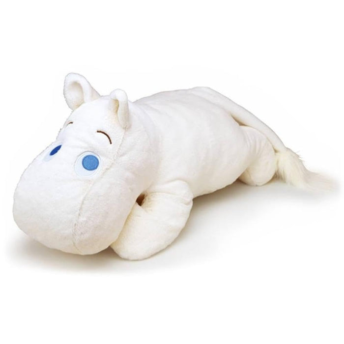 Moomin Relaxation Hug Pillow Plush Doll 52cm OFF White L55xD30cm SEKIGUCHI NEW_1