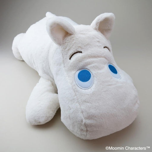 Moomin Relaxation Hug Pillow Plush Doll 52cm OFF White L55xD30cm SEKIGUCHI NEW_2