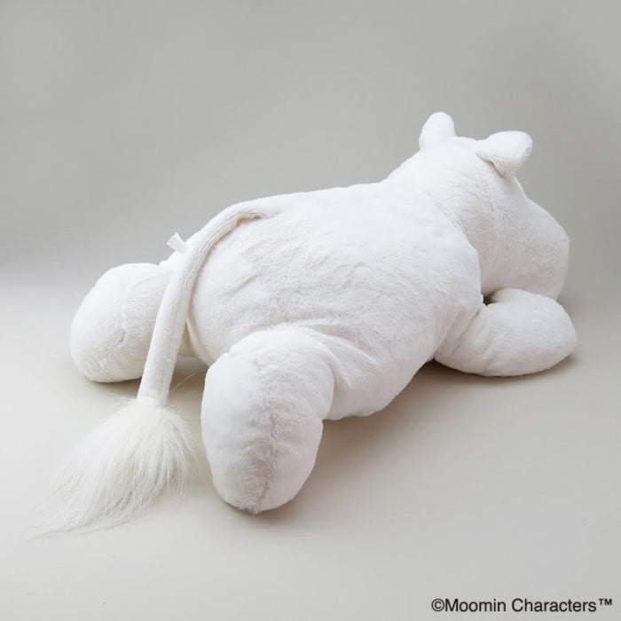 Moomin Relaxation Hug Pillow Plush Doll 52cm OFF White L55xD30cm SEKIGUCHI NEW_3