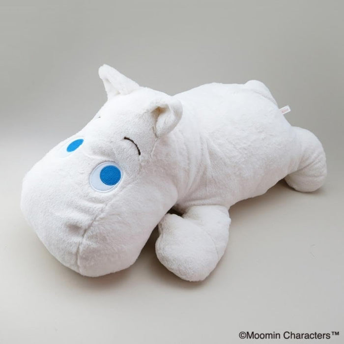 Moomin Relaxation Hug Pillow Plush Doll 52cm OFF White L55xD30cm SEKIGUCHI NEW_4