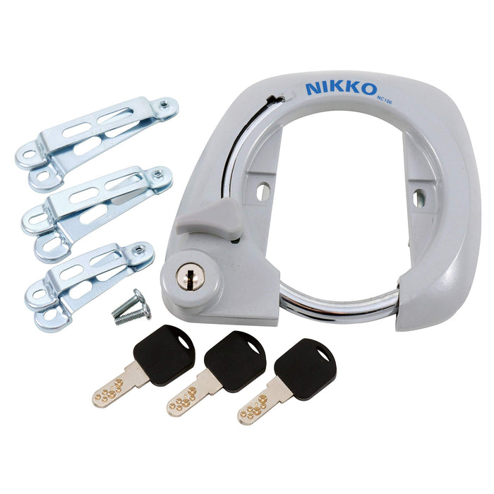 Nikko NC106 Bike bicycle Frame lock cadenas velo cadre easy and convenient NEW_1