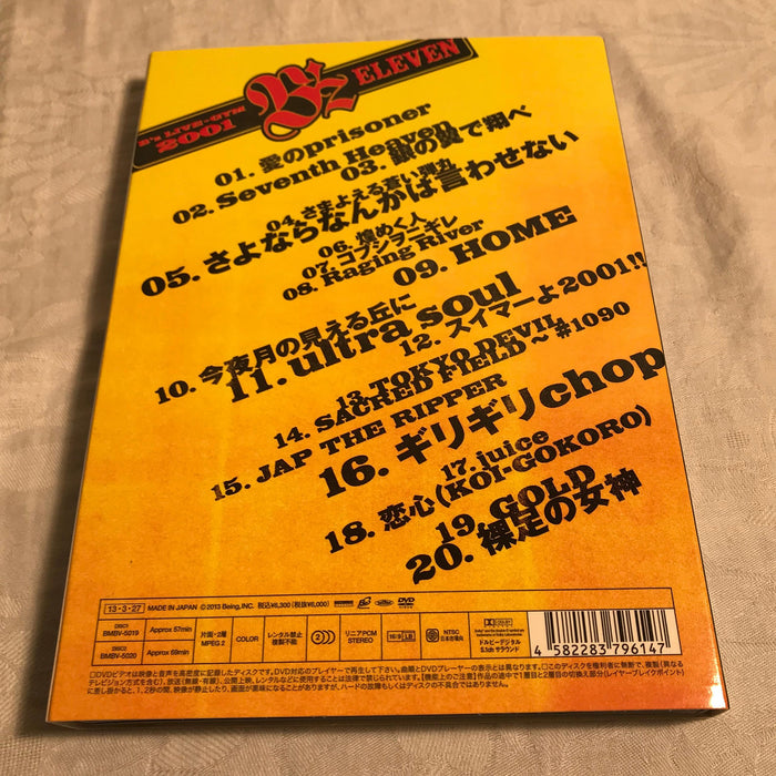 B'z LIVE-GYM 2001 ELEVEN [DVD] Standard Edition BMBV-5019 J-Rock Japan Tour NEW_5
