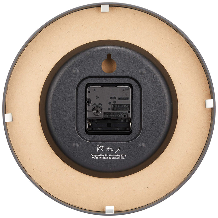 Lemnos Hibiya Tokyo Wall Clock White 256x46mm Made in Japan Aluminum WR12-03 NEW_2