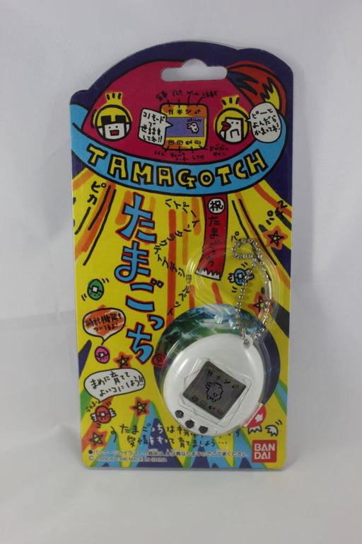 Bandai Primary Tamagotchi White BANDAI 1996 First Generation Black Button NEW_1