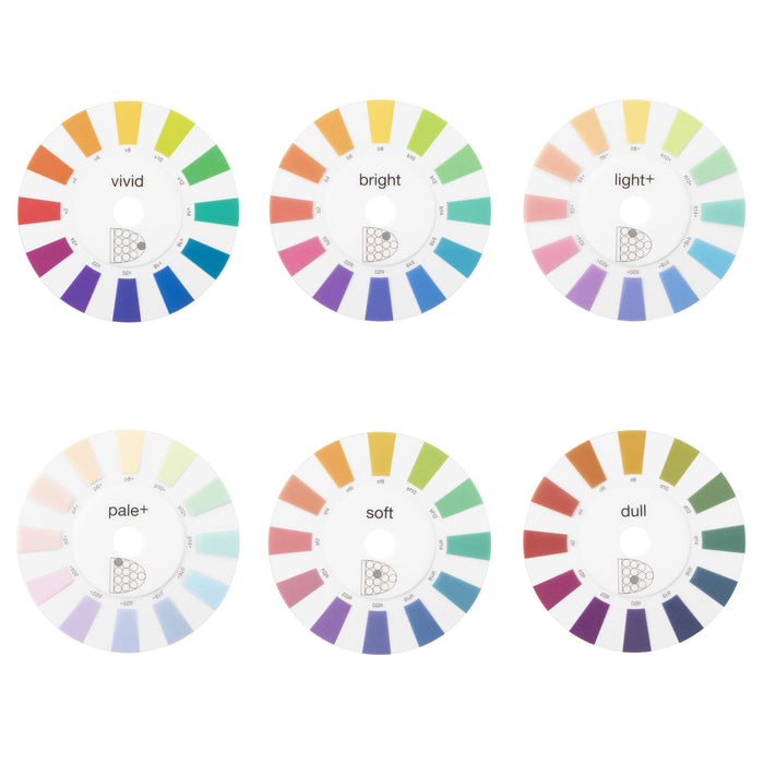 Nihonsikikenjigyo PCCS Color Tone Circle Set of 12 pieces diameter 115mm NEW_3