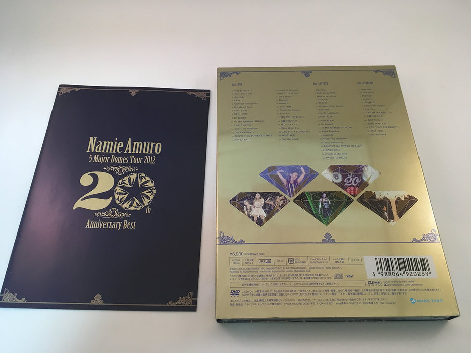 namie amuro 5 Major Domes Tour 2012 20th Anniversary Best [DVD+2CD] AVBD-92025_3