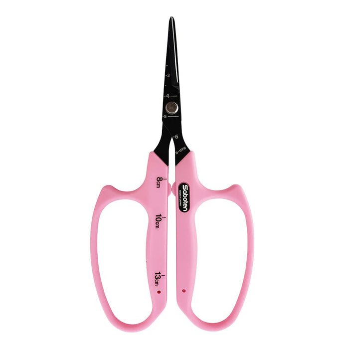 Saboten Grape Scissors with Large Handle B-1 FPB Stainless Steel Blade Pink NEW_3