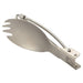 NORDISK outdoor titanium tableware Folding Folk Spoon 16.5cm 17g Silver NEW_4