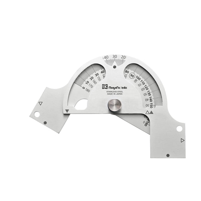 NIIGATA SEIKI AP-130 SK Angle Gauge Protractor Measuring Stainless Steel NEW_1